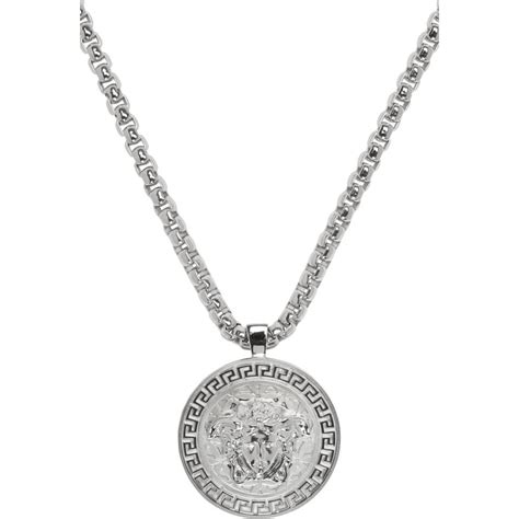 chaine versace argent|versace chain necklace.